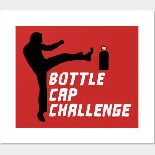 BOTTLE CAP CHALLENGE Posters and Art